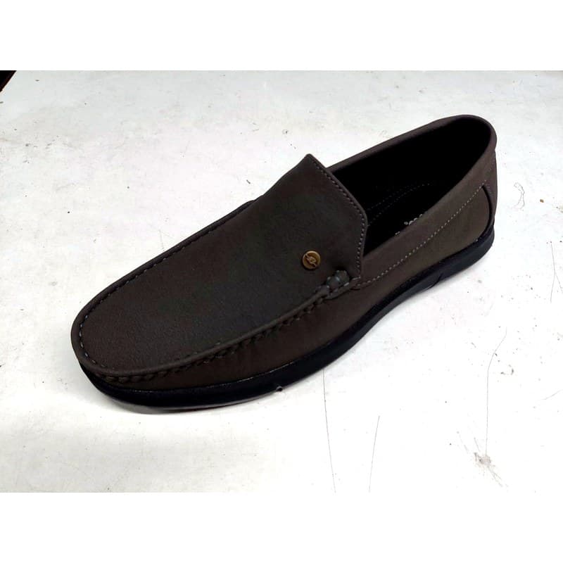 Portofino Buckle Moccasin — Grey