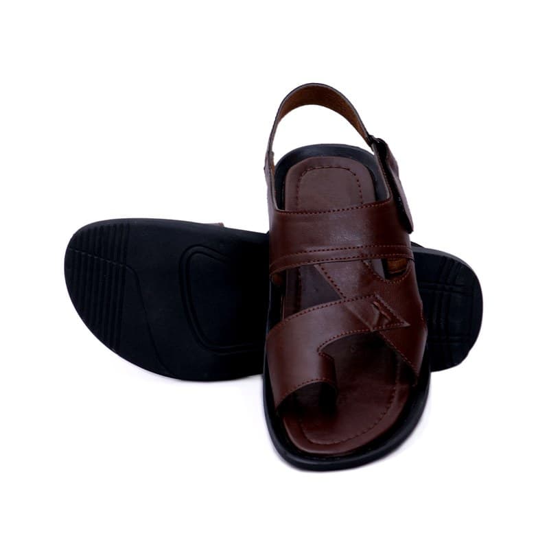 KAIM Genova Back-Strap Sandal in Brown - Men's Sandals