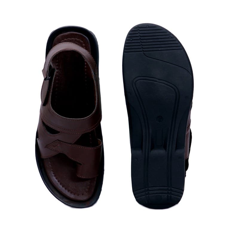 KAIM Genova Back-Strap Sandal in Brown - Men's Sandals