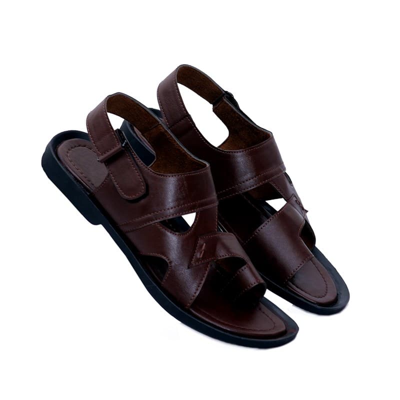 KAIM Genova Back-Strap Sandal in Brown - Men's Sandals