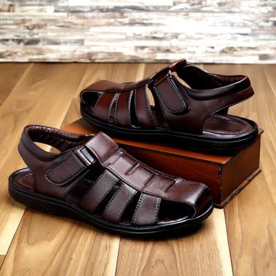 Amalfi Leather Slide