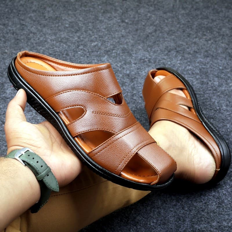 KAIM Positano Everyday Slide in Brown - Men's Sandals