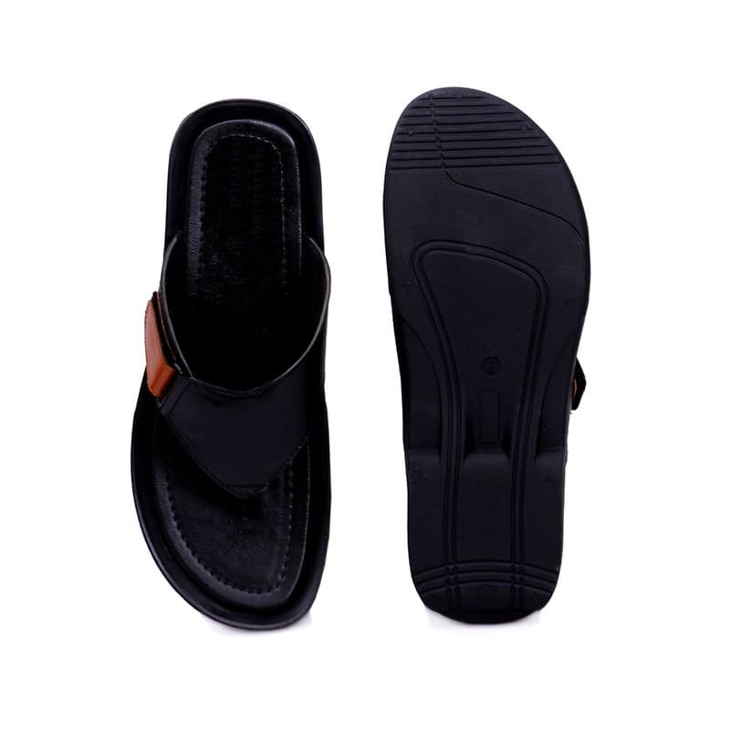 KAIM Milano Thong Sandal in Black - Men's Sandals