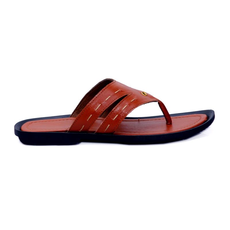 KAIM Zurich Cross-Strap Slide in Black - Men's Sandals