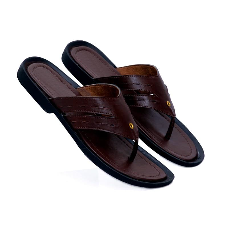 KAIM Zurich Cross-Strap Slide in Black - Men's Sandals