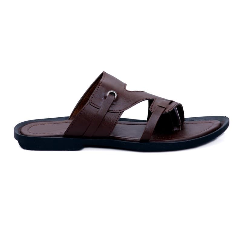 KAIM Napoli Woven Thong in Black - Men's Sandals
