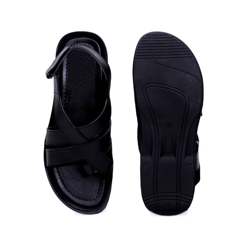 KAIM Verona Minimal Thong in Black - Men's Sandals