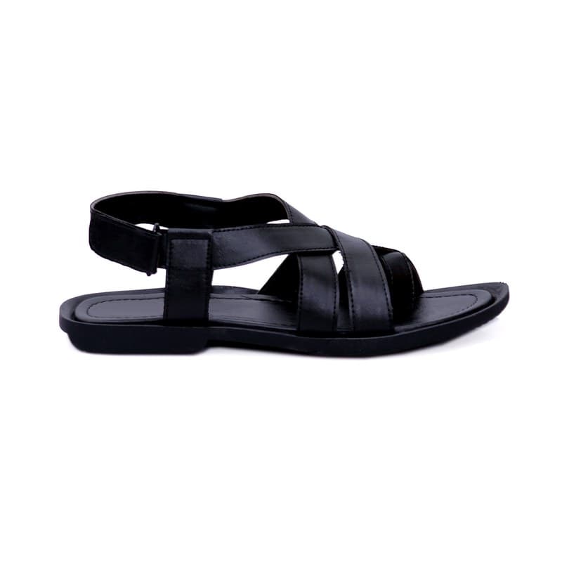 KAIM Verona Minimal Thong in Black - Men's Sandals
