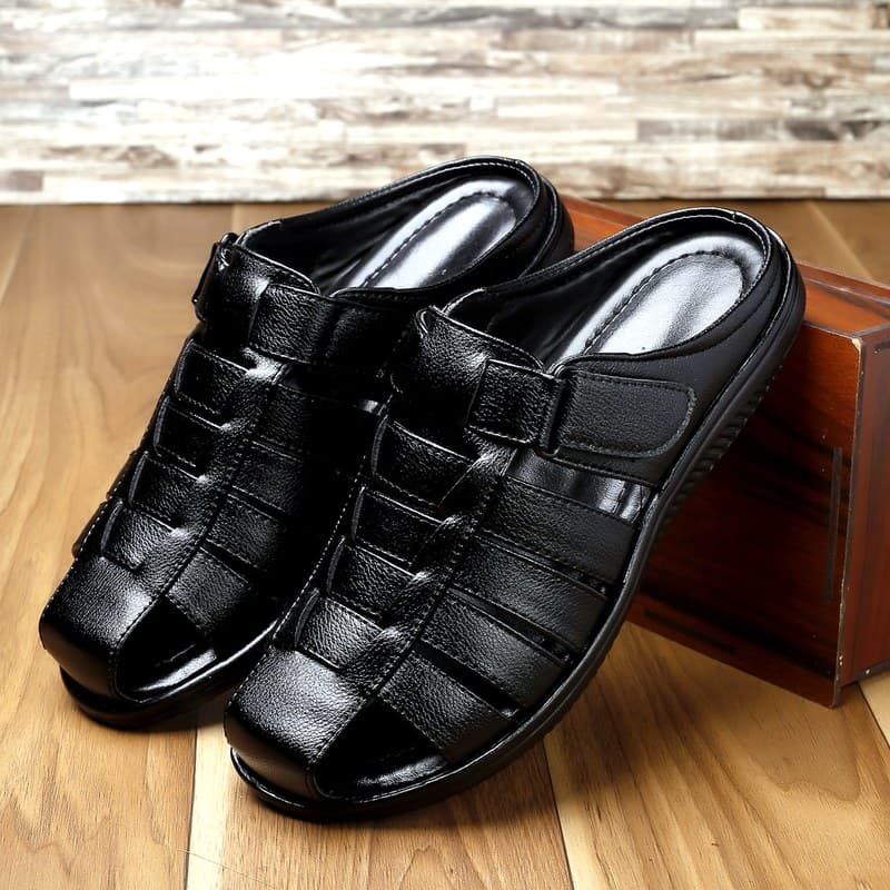 KAIM Capri Comfort Slide in Brown - Men's Sandals