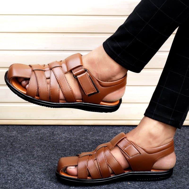 KAIM Sorrento Classic Thong in Brown - Men's Sandals