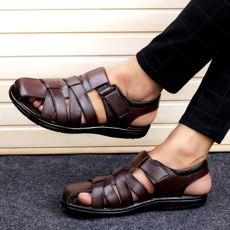 KAIM Sorrento Classic Thong in Brown - Men's Sandals